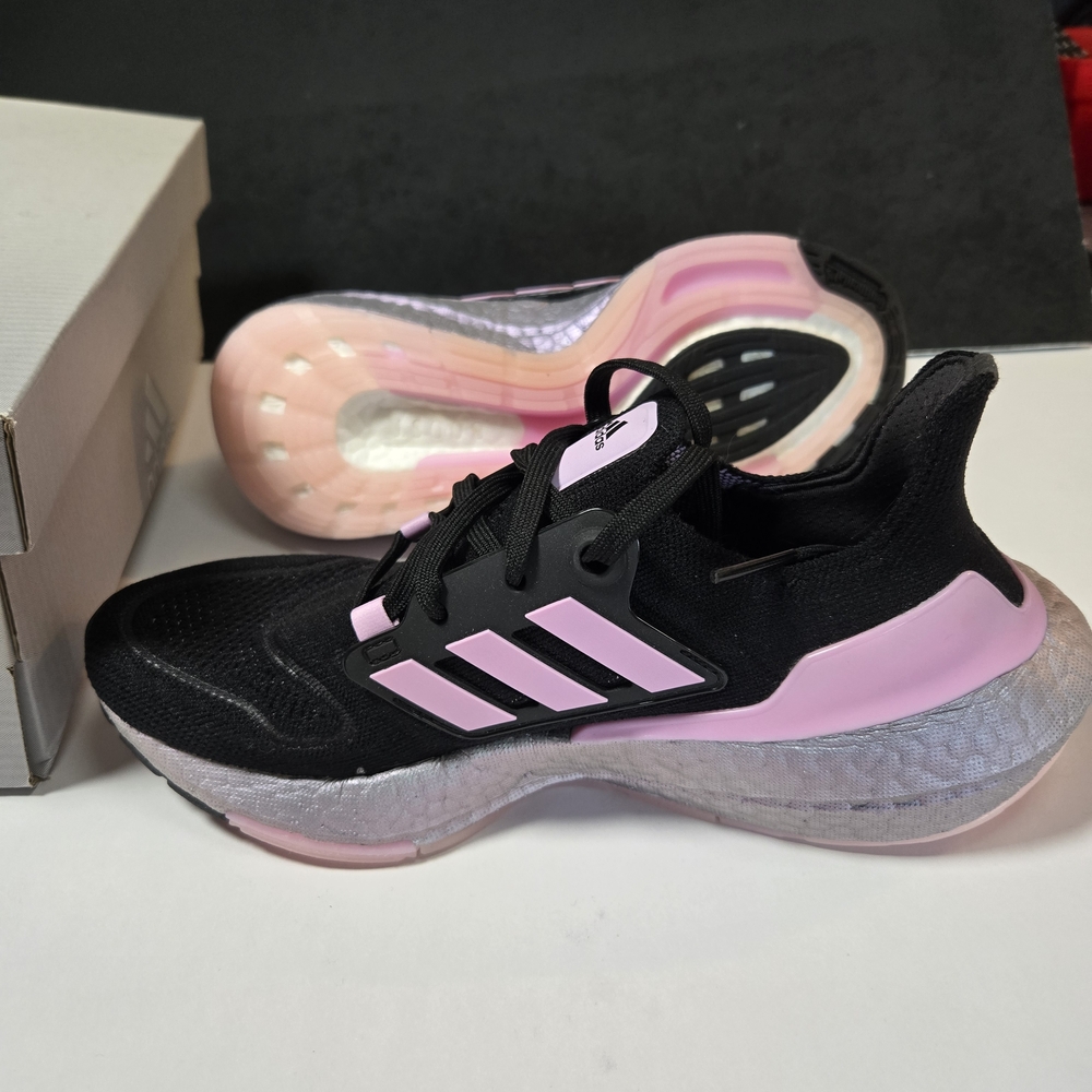 Adidas Ultraboost Black and Pink Athletic Shoes for Performance